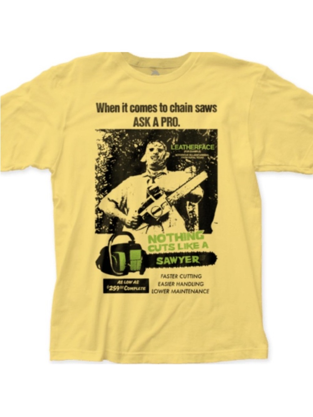 Texas Chainsaw Massacre LeatherFace Graphic Tee . Men’s size Medium Rare